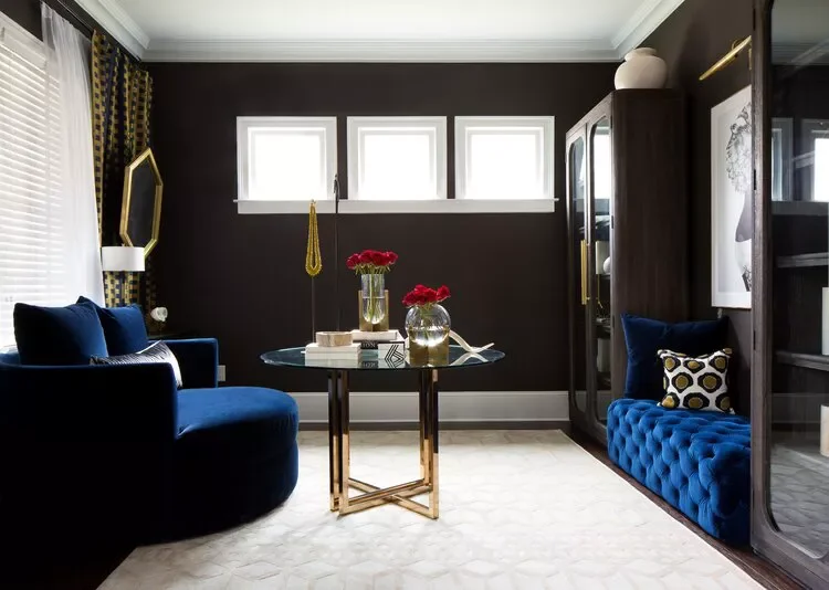 25 Gothic Bedroom Designs That Blend Drama With Style 10 Pair Black With Brass