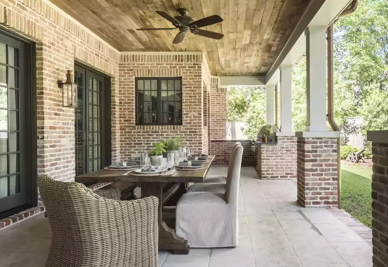 68 Patio Design Ideas That'll Have You Living Outdoors 33 Pair Brick With Wood