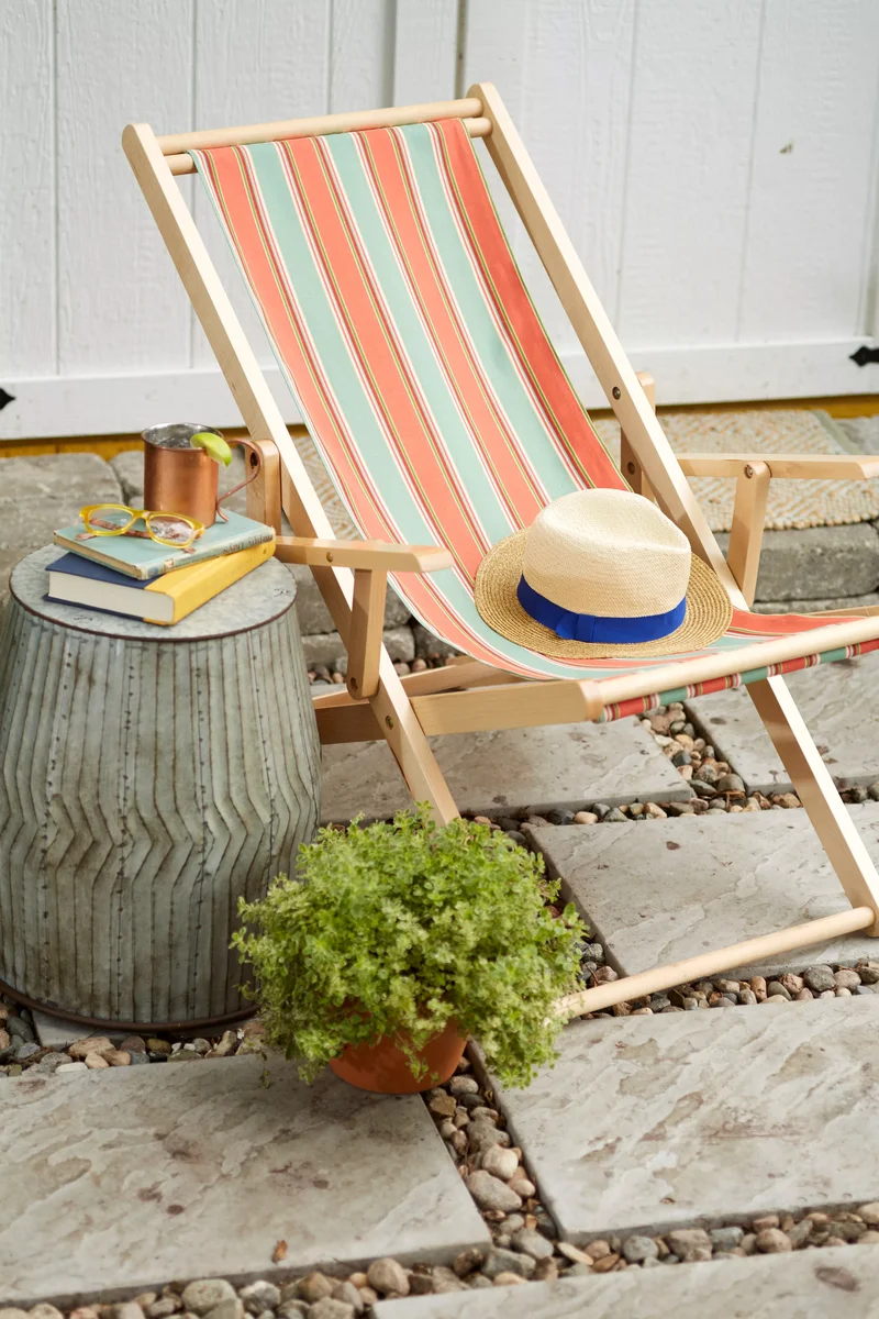 Pair Pavers with River Rocks