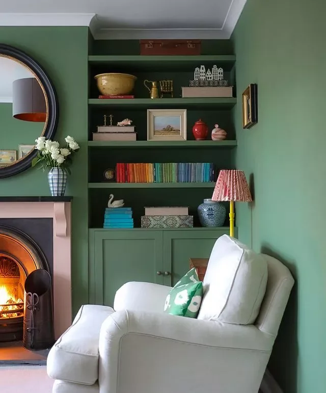 36 Beautiful Painted Fireplace Ideas for Your Home 1 Pair Pink and Green Together
