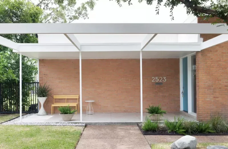 Pair Red Brick With White