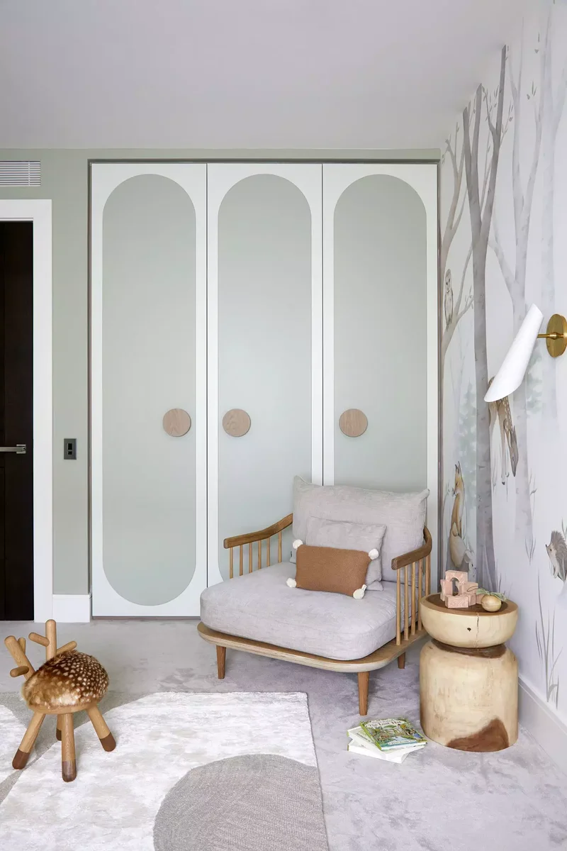 27 Sage Green Nursery Designs for Peaceful Baby Spaces 3 Pair Sage With Wood Tones