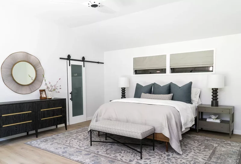 Pair White Sheets With a Gray Duvet