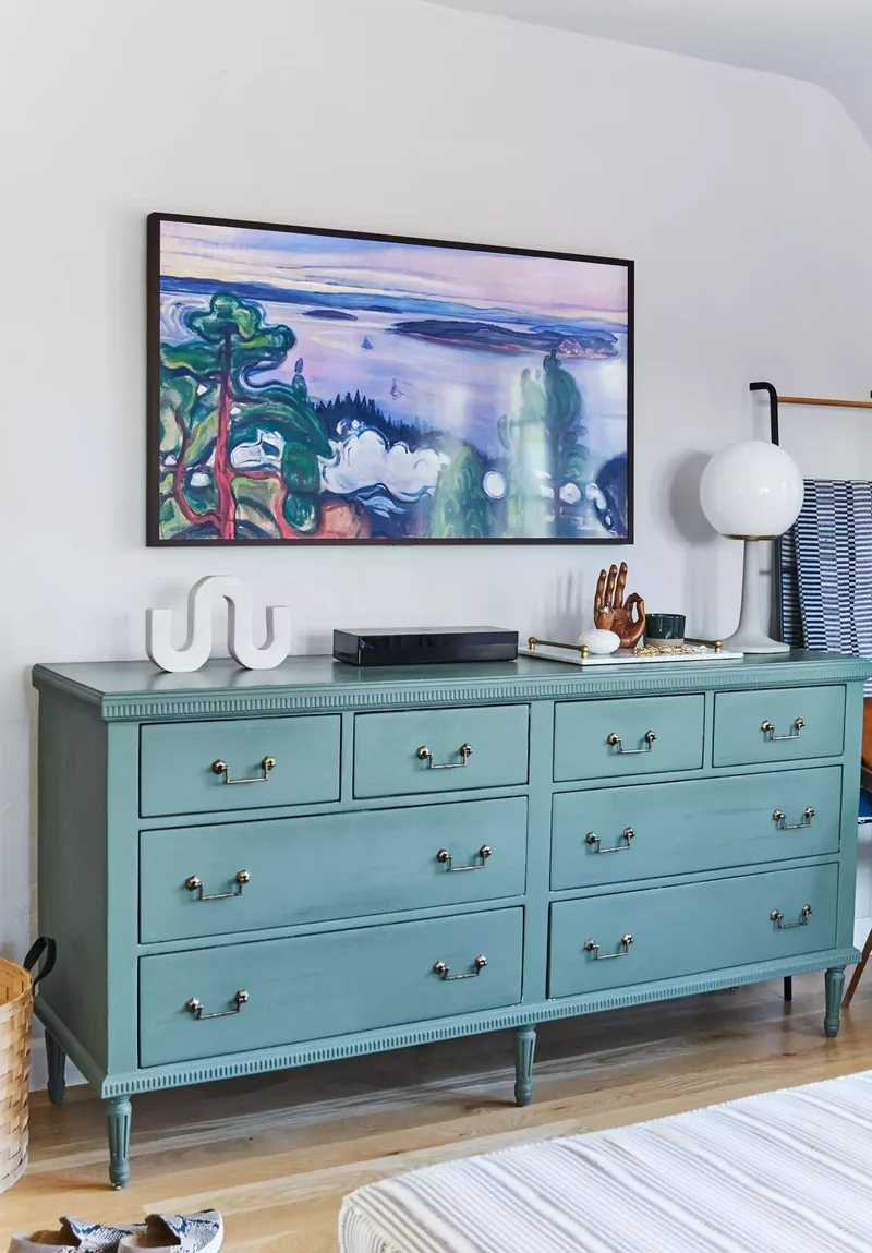 20 Furniture Painting Ideas for Your Next DIY Transformation 2 Pair With Brass Hardware