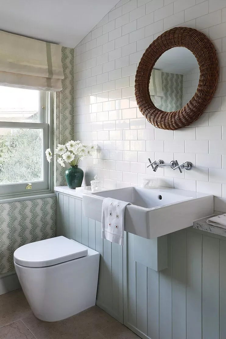28 Small Bathroom Paint Colors That Create Spacious Vibes 16 Pale Aqua