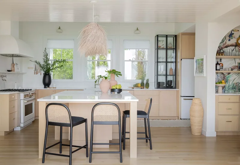 31 Kitchen Color Schemes for Every Style to Transform Your Space 2 Pale Mint Green + White