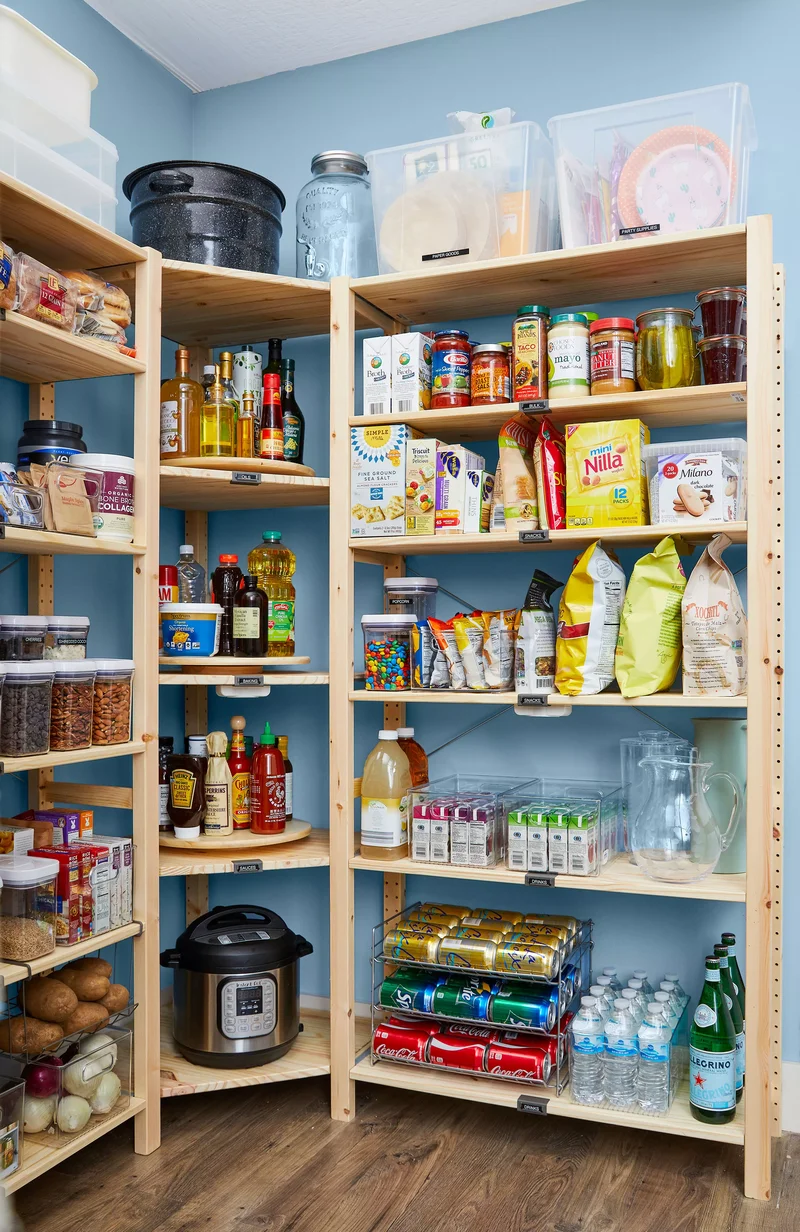 35 Walk-In Pantry Ideas to Maximize Your Storage Space 28 Pantry Corner Storage