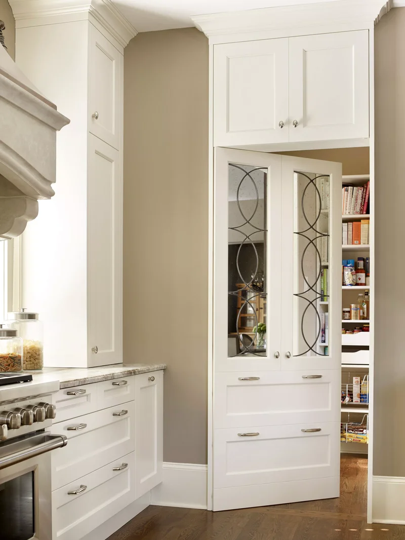 35 Walk-In Pantry Ideas to Maximize Your Storage Space 5 Pantry Door Ideas