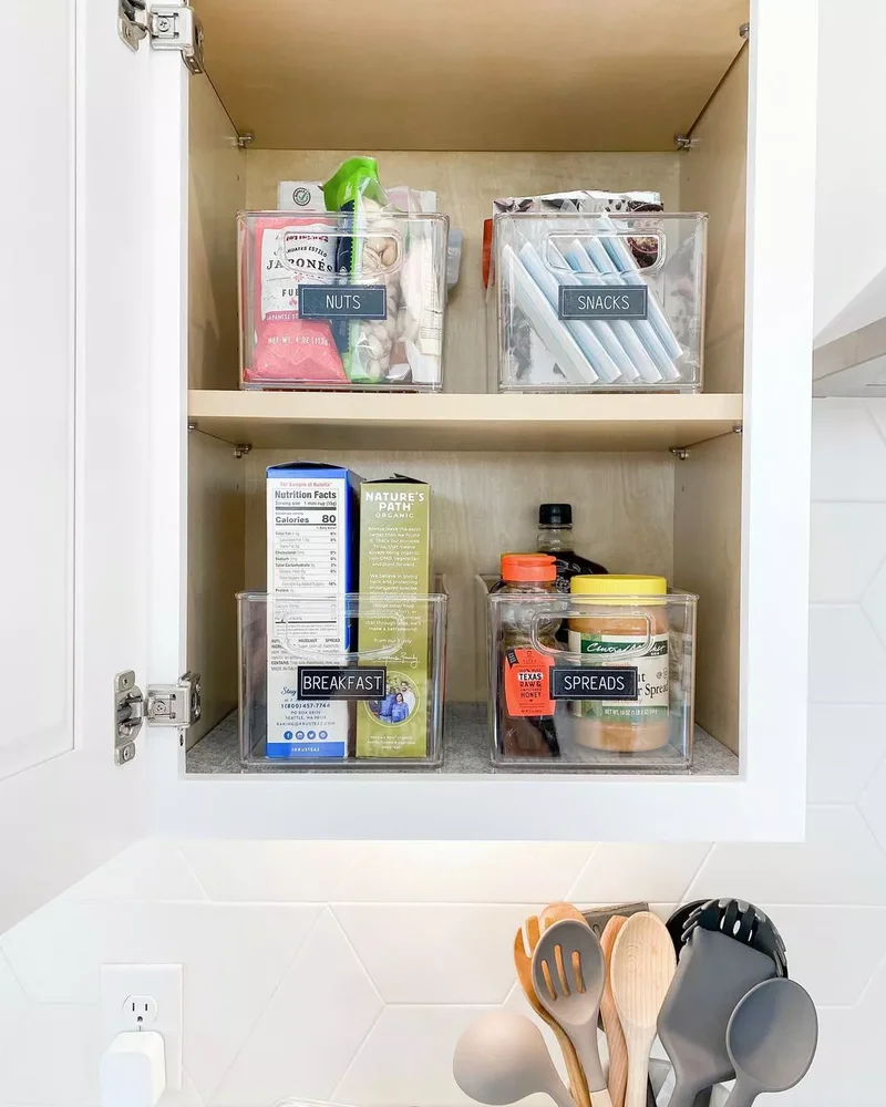 20 Clever Small Pantry Organization Ideas That Work 14 Part With Those Bulky Boxes