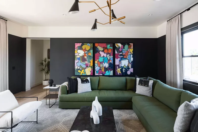 Partial Black Wall Paint