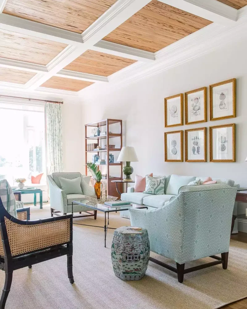 Partially Wood Ceiling