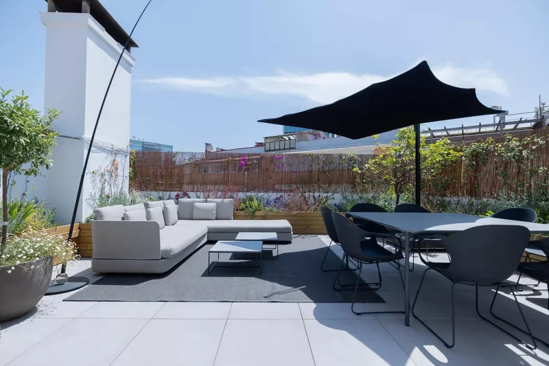 36 Concrete Patio Designs to Transform Your Backyard 26 Patio With Concrete Effect Tiles