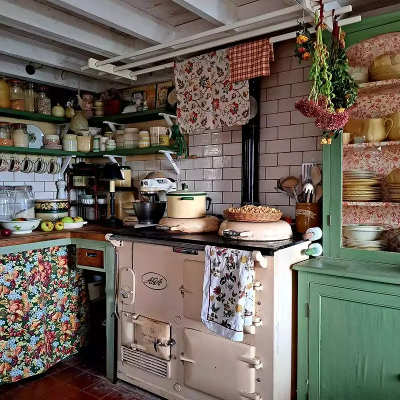 32 Country Kitchen Designs for a Cozy Cooking Retreat 25 Pattern Mixing