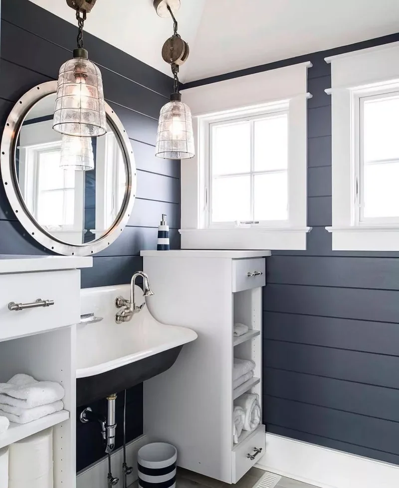 30 Beach-Inspired Bathroom Designs to Bring Coastal Vibes Home 2 Pay Attention to Accents