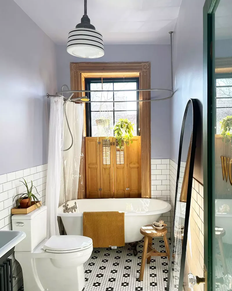 28 Small Bathroom Paint Colors That Create Spacious Vibes 7 Periwinkle Blue