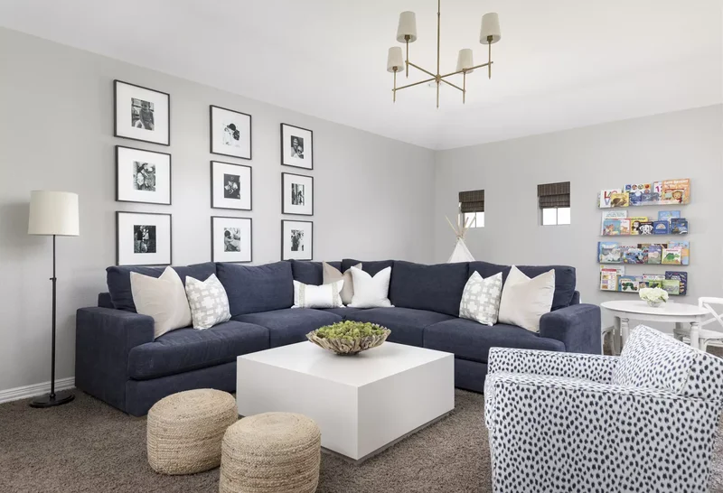 Pick a Dark Blue Sectional