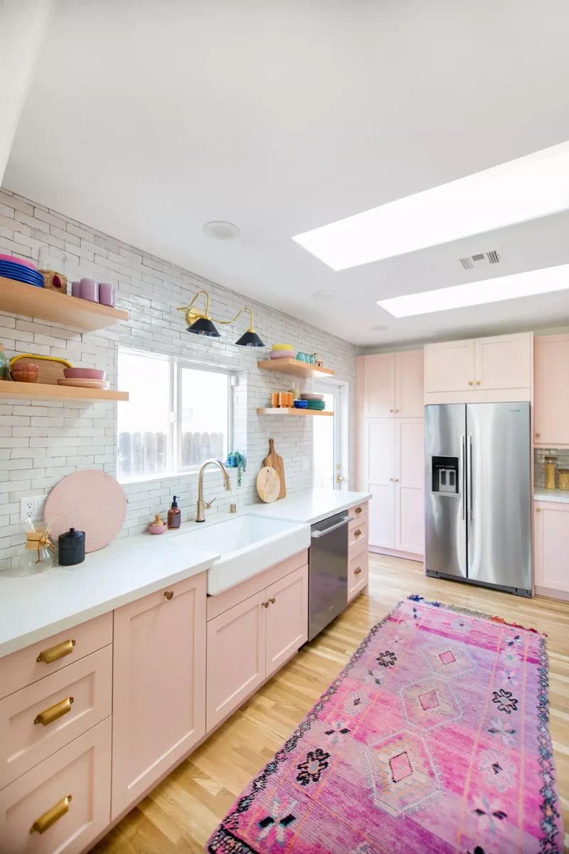 Pink Cabinets