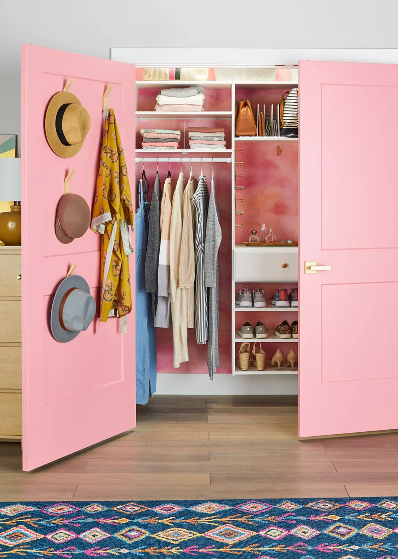 Pink Closet Doors