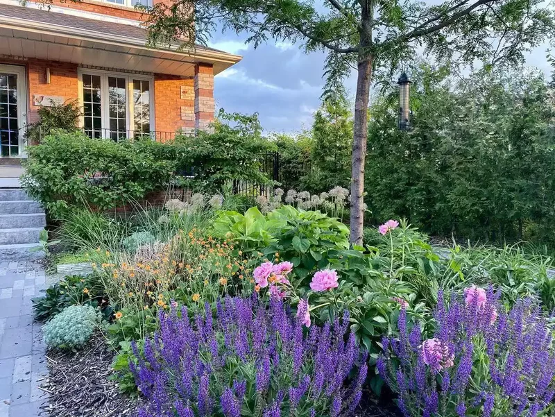 27 Stunning Flower Garden Designs and Layout Inspirations 7 Pink and Purple Perennial Garden