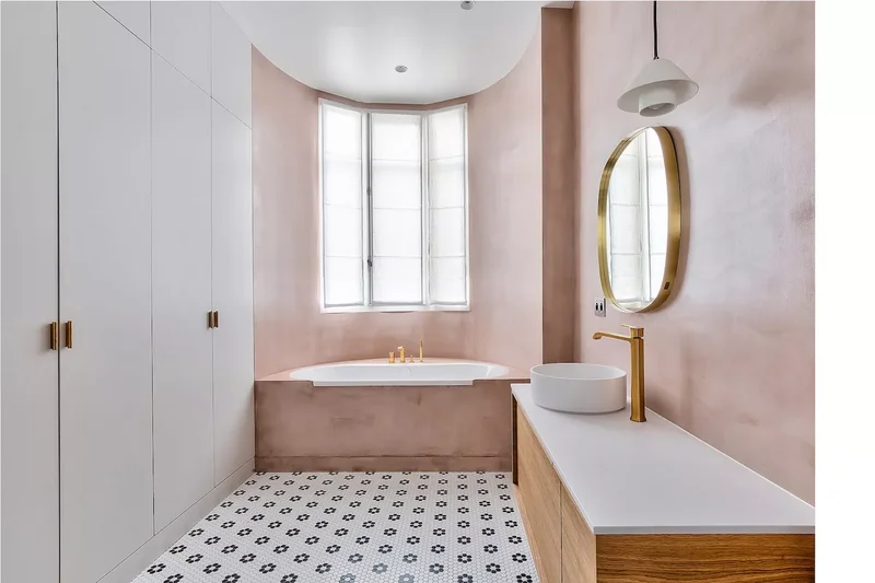 41 Bathroom Paint Color Ideas to Transform Your Space 38 Pink