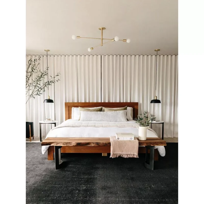 22 Calming and Expert-Approved Bedroom Layout Designs 11 Place the Bed in Front of Windows