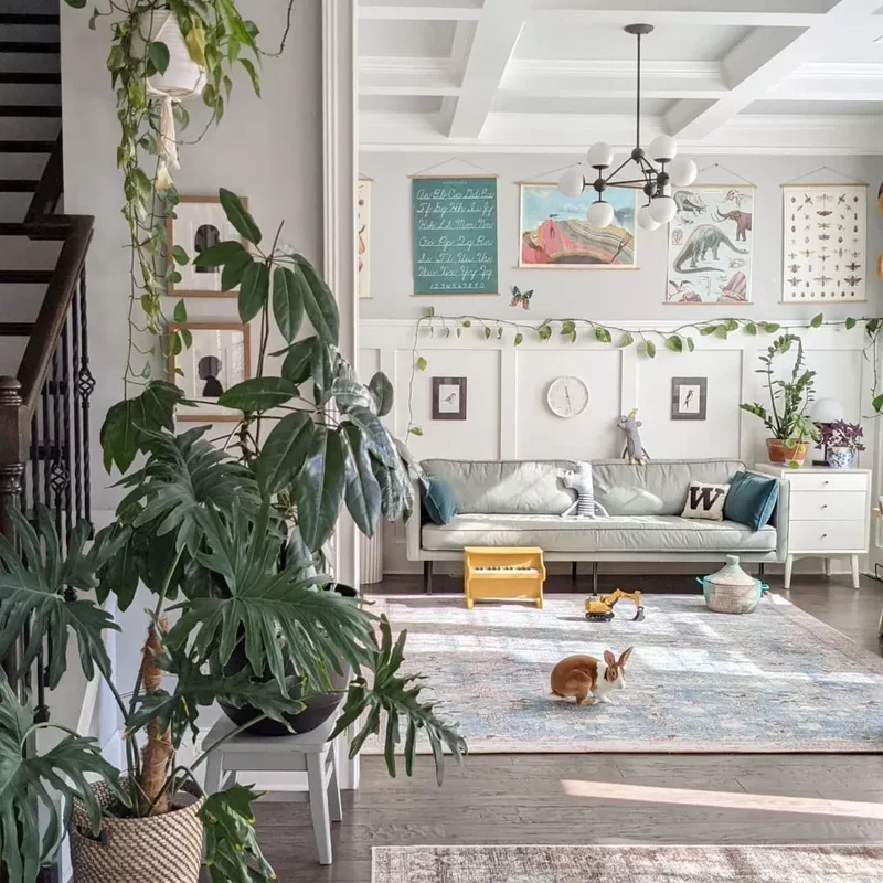 25 Beautiful Vintage Living Room Ideas for Your Home 3 Plant Party