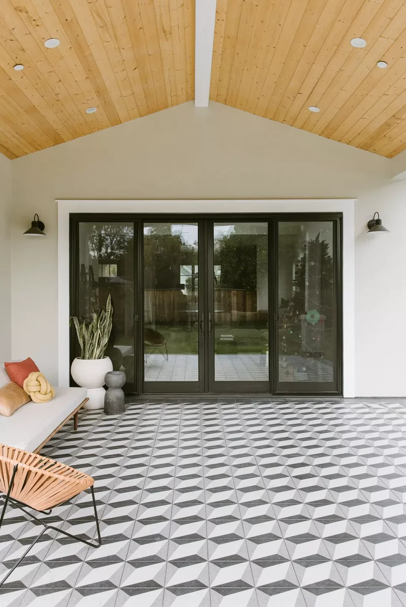 68 Patio Design Ideas That'll Have You Living Outdoors 60 Play With Geometry