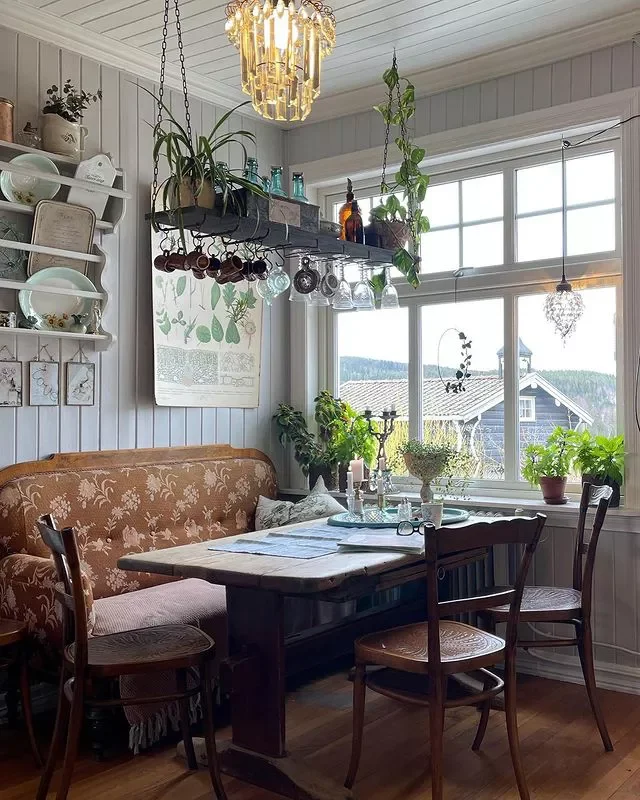 30 Charming Cottagecore Kitchen Ideas for Your Cozy Home 22 Play With Pattern