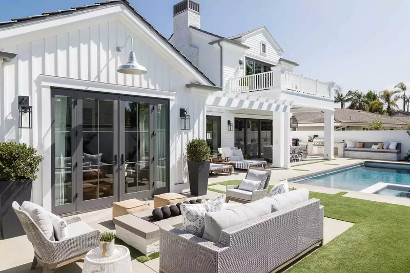 Poolside Patio Fire Pit