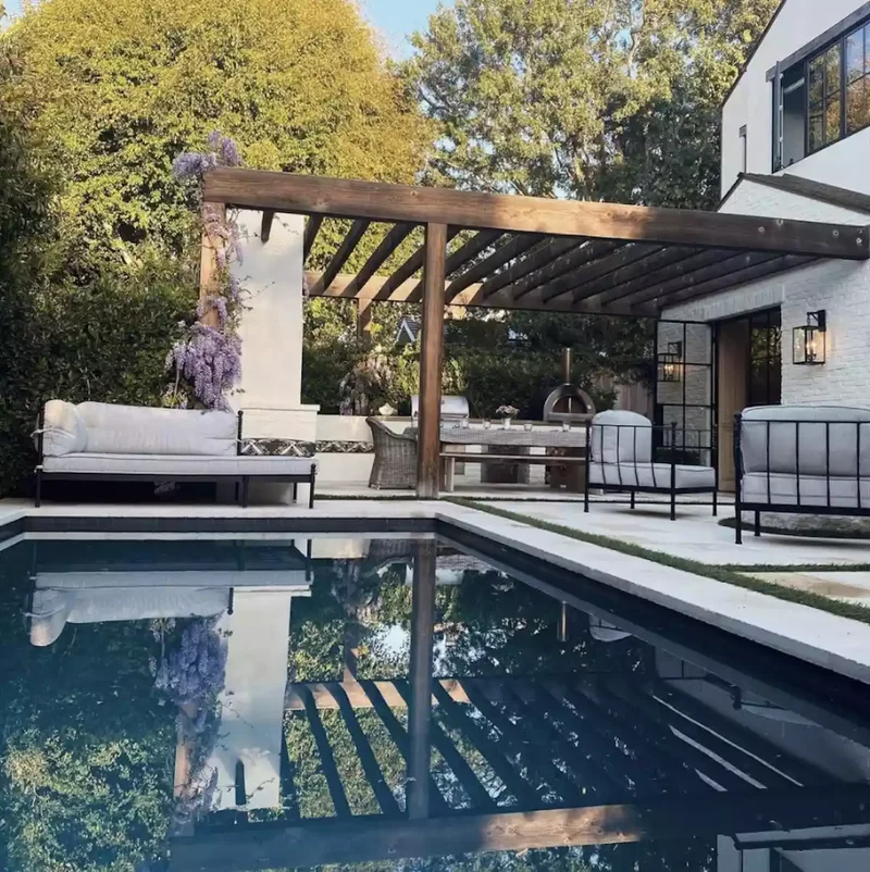 Poolside Pergola