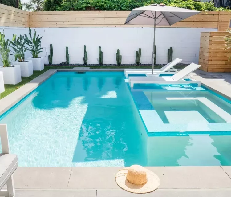 Poolside Rock Garden