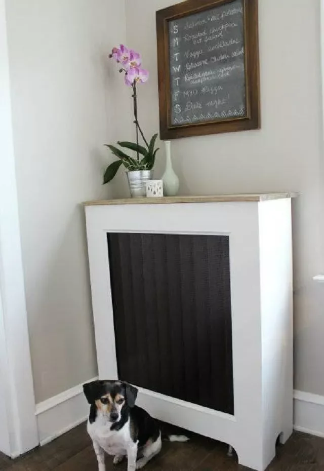 17 Beautiful DIY Radiator Cover Ideas for Your Home 17 Poplar and Aluminum Radiator Cover