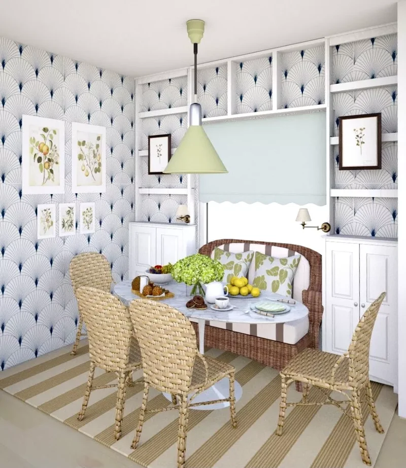 30 Breakfast Nook Ideas to Create Your Inviting Corner 14 Preppy Breakfast Nook
