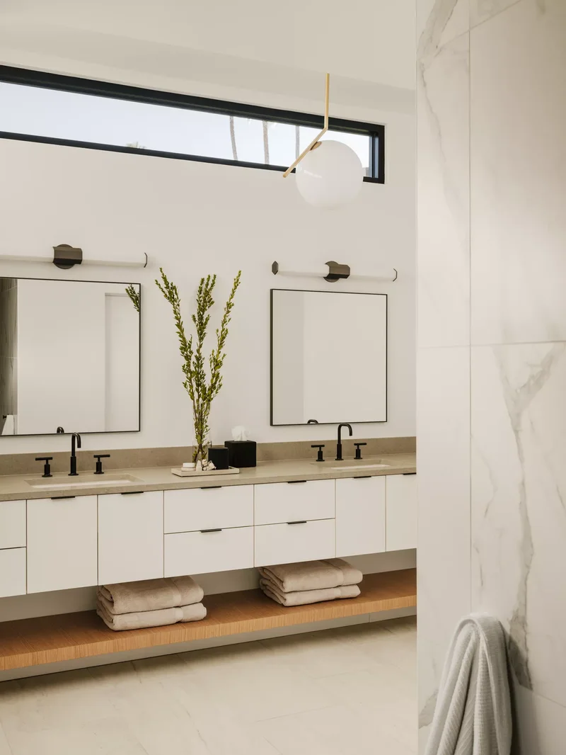25 Stunning Double Vanity Bathroom Ideas You'll Adore 10 Prioritize Plenty of Storage