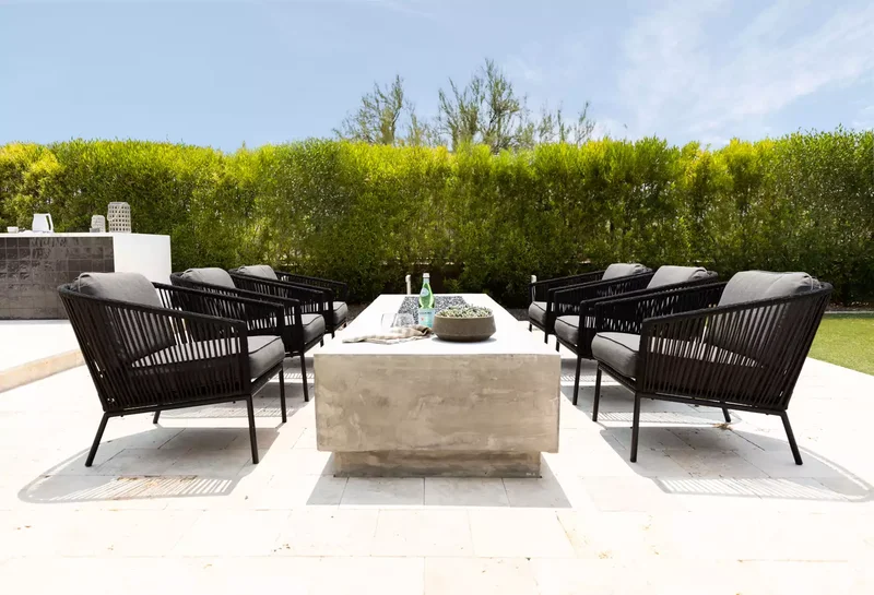 Private Patio With Fire Pit