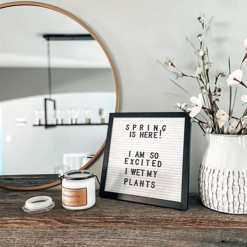 Pun-Filled Letter Board