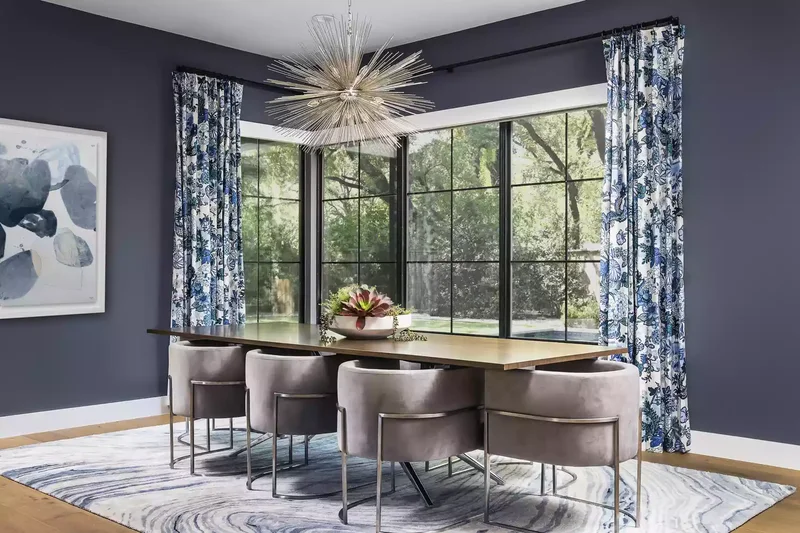 40 Beautiful Blue Dining Rooms You'll Want to Recreate 20 Purple Picks