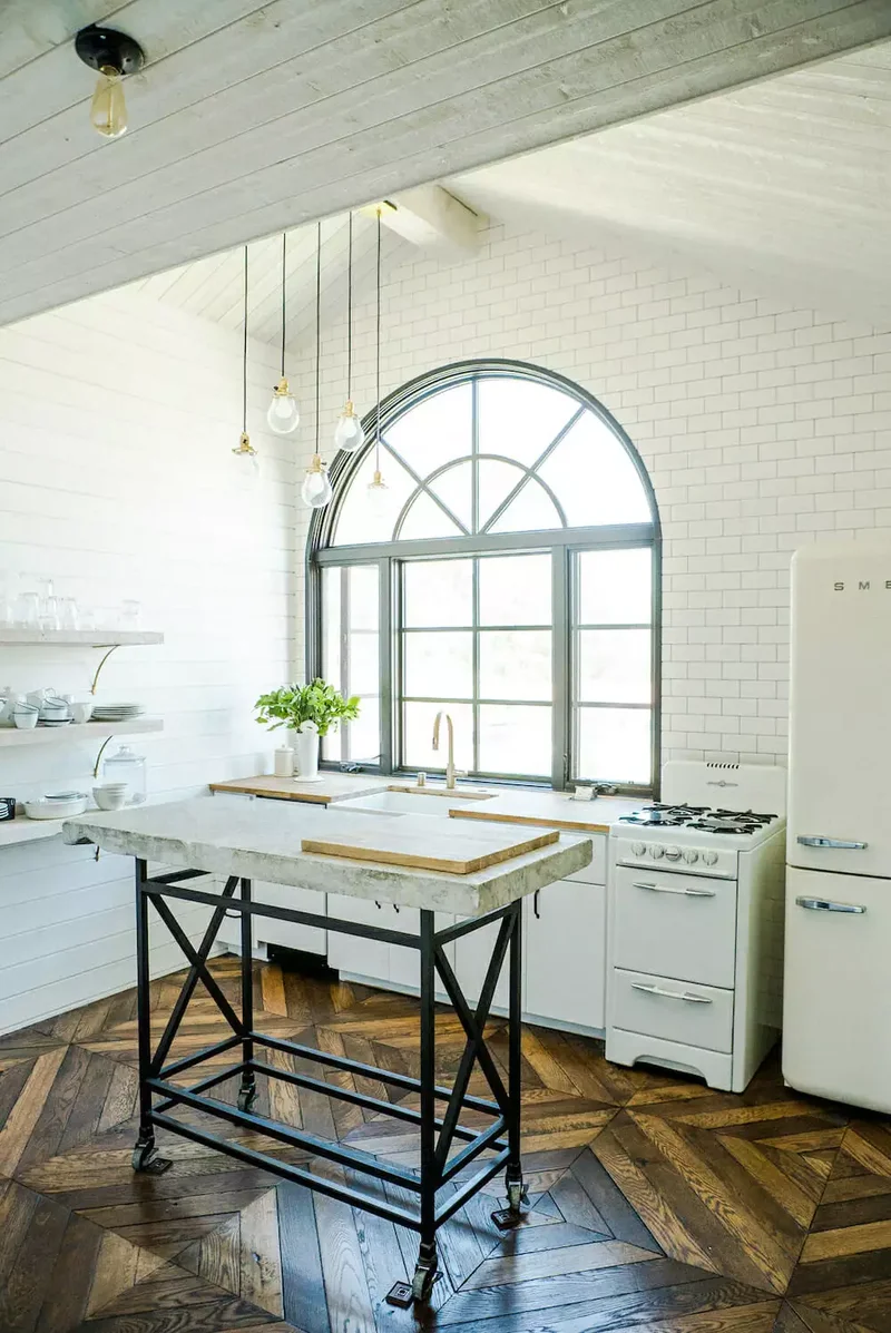 33 Compact Kitchen Island Ideas to Maximize Small Spaces 21 Put It on Wheels