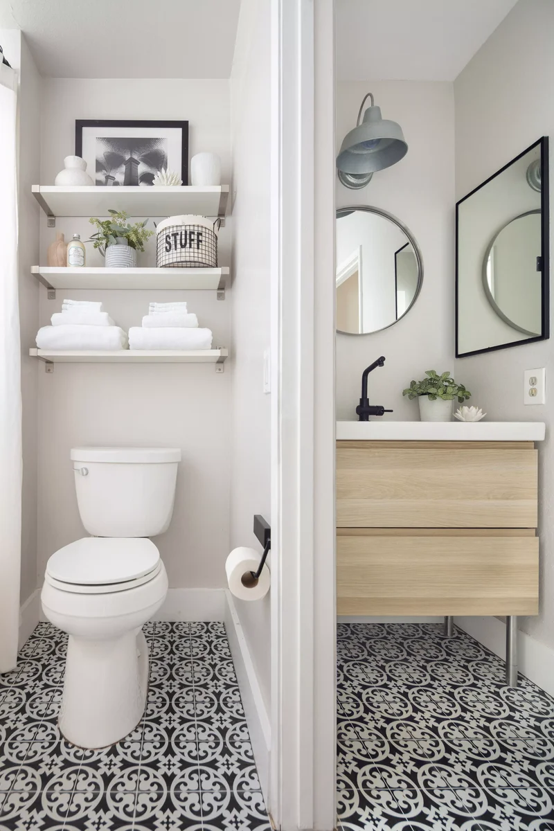 26 Inspiring Guest Bathroom Ideas to Welcome Your Visitors 1 Put in a Pocket Door