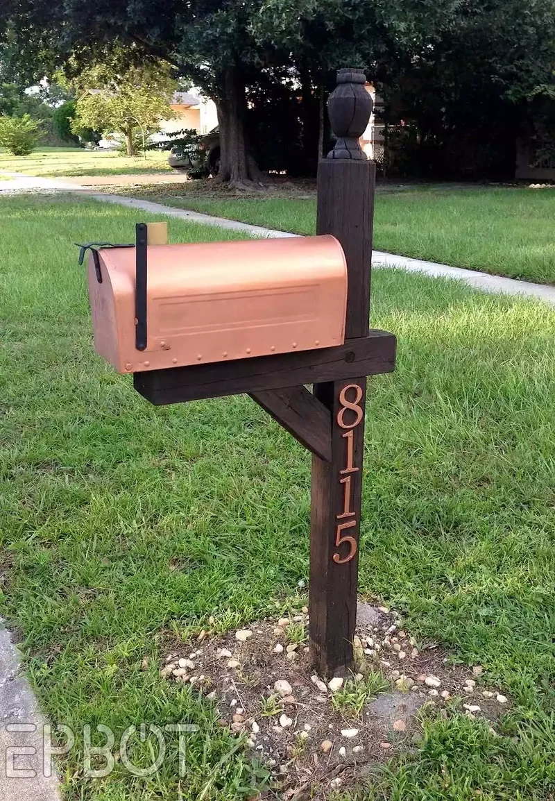 27 Mailbox Post Ideas That'll Boost Your Curb Appeal 9 Quick Mailbox Makeover