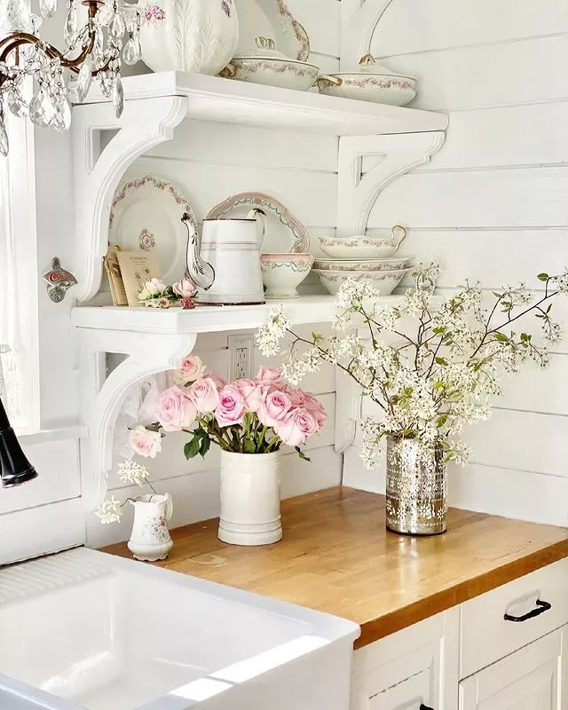 30 Charming Cottagecore Kitchen Ideas for Your Cozy Home 11 Radiate Charm