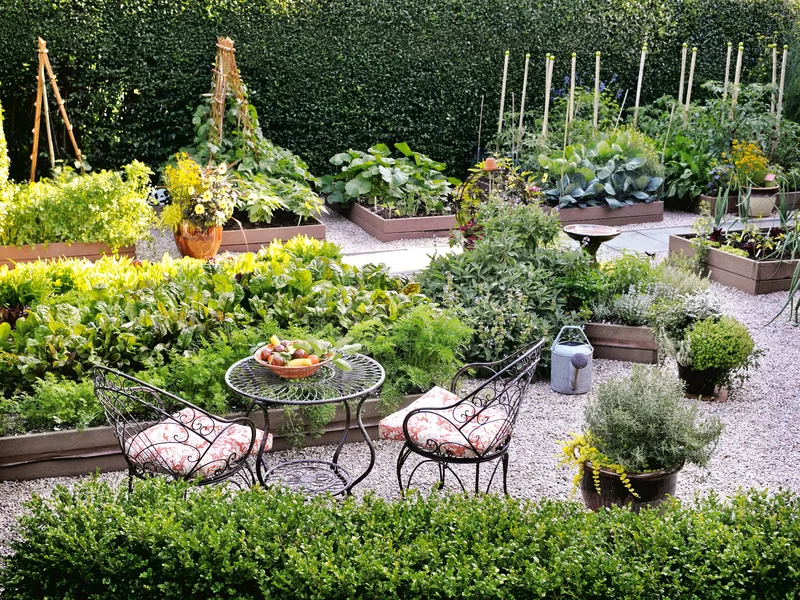 25 Beautiful Raised Garden Bed Ideas for Veggies & Flowers 10 Raised Bed Potager Garden