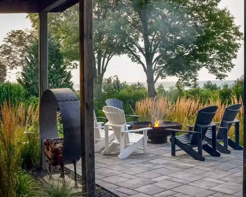 Raised Round Fire Pit Bowl