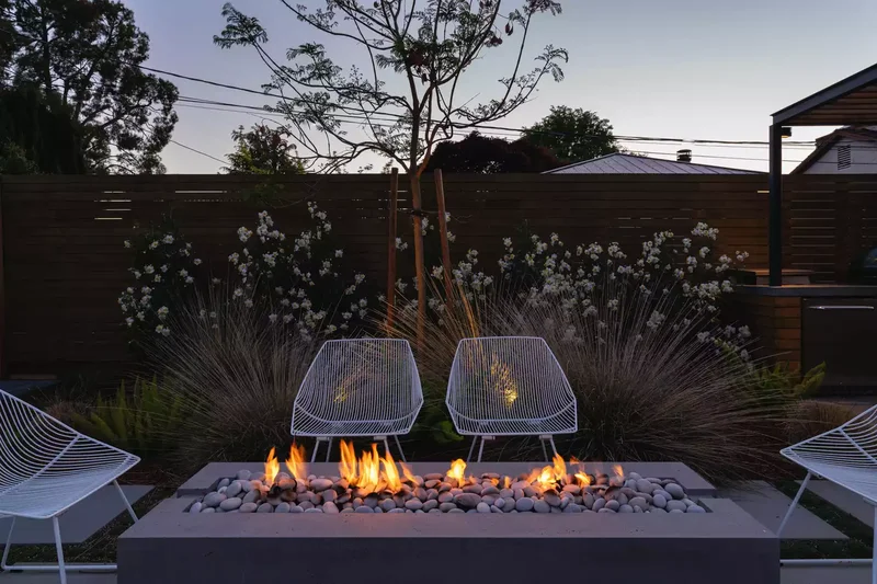 Rectangular Fire Pit Stones