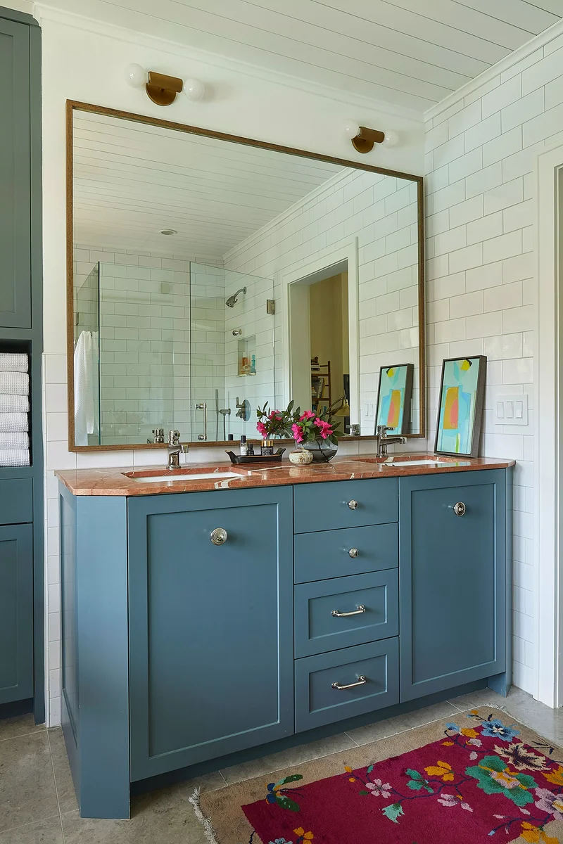 Red Marble Bathroom Countertops