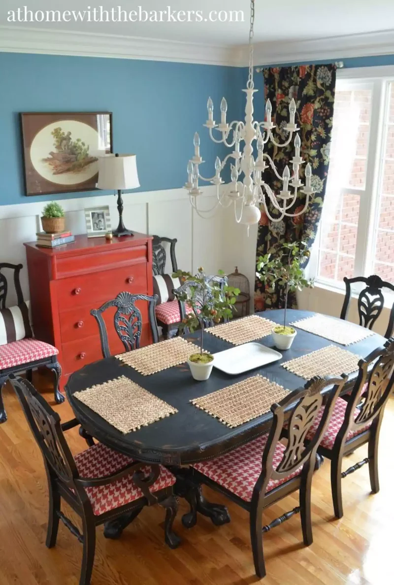 40 Beautiful Blue Dining Rooms You'll Want to Recreate 2 Red-y or Not