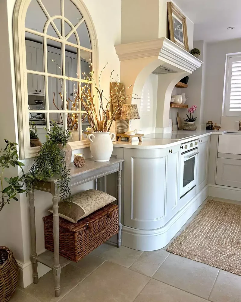 22 Budget-Friendly Small Kitchen Ideas That Create Impact 4 Repurpose a Storage Basket
