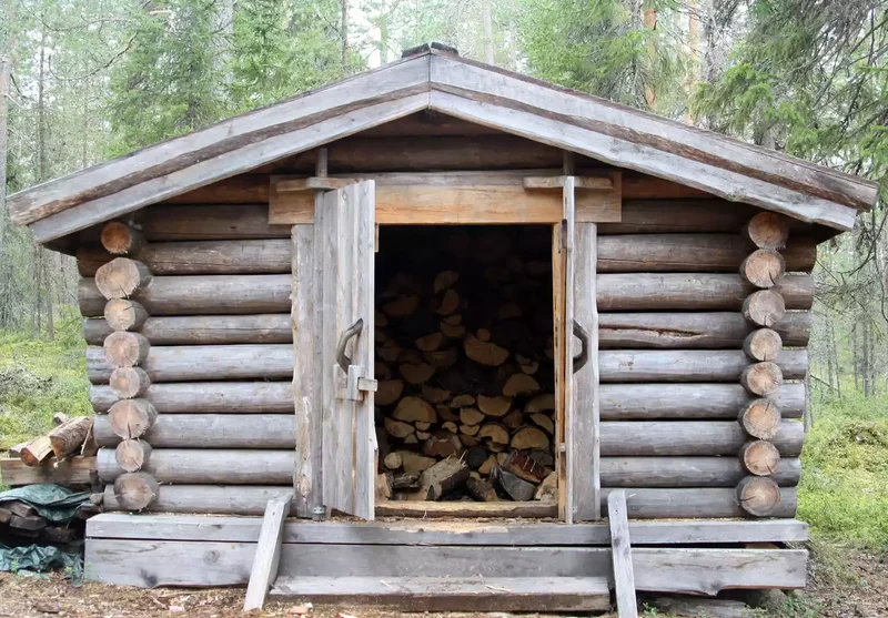10 Creative Wood Shed Solutions for Your Storage Needs 5 Repurposed Shed with a Roof