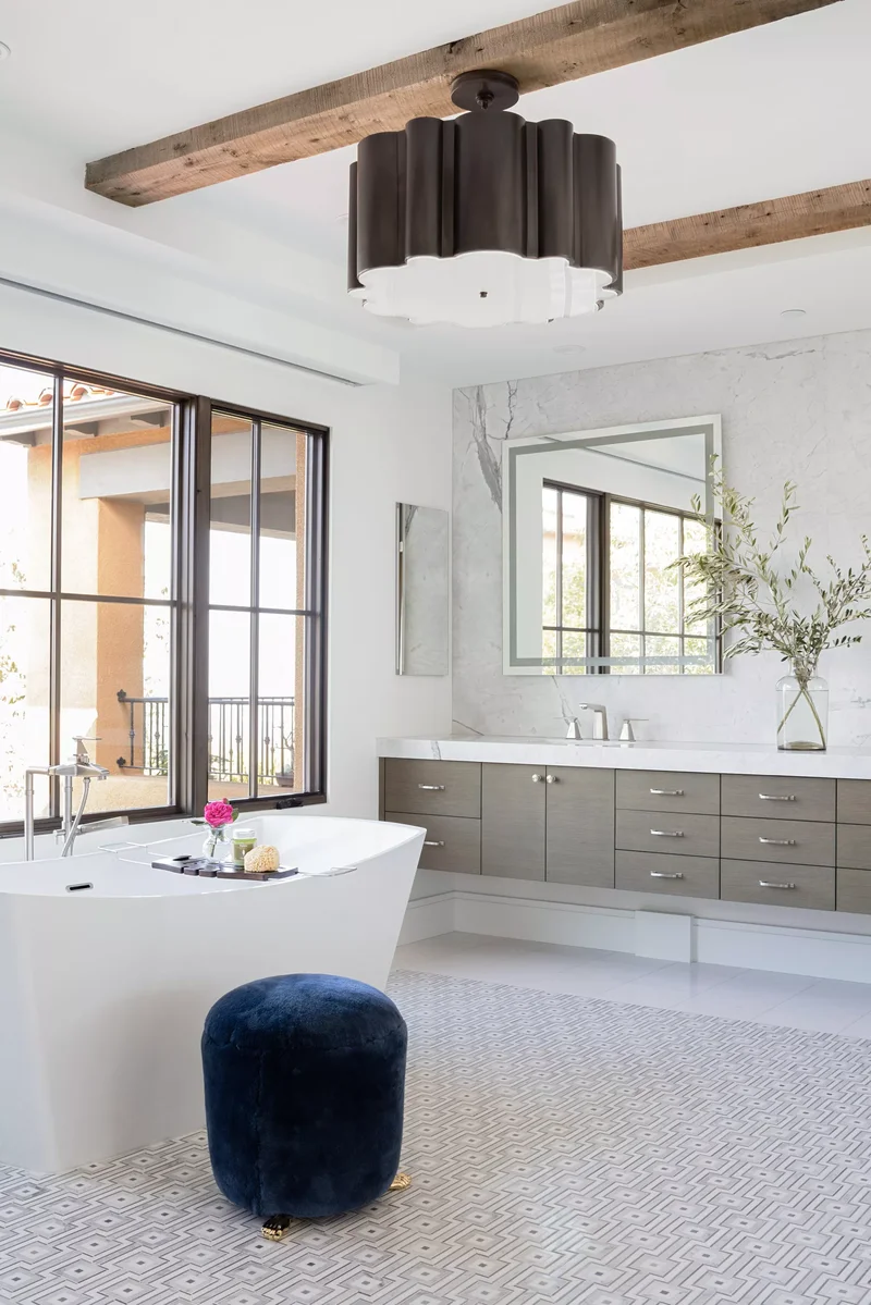 17 Makeup Vanity Ideas for Your Bathroom's Daily Routine 8 Respect the Scale of the Room