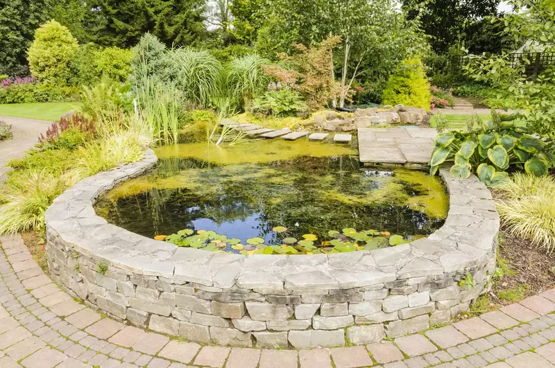 42 Beautiful Retaining Wall Ideas for Your Yard and Garden 10 Retaining Wall Around a Pond